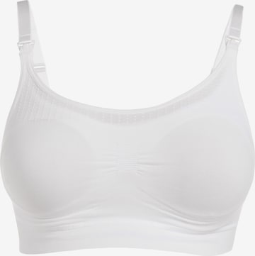 Soutien-gorge d’allaitement Noppies en blanc : devant