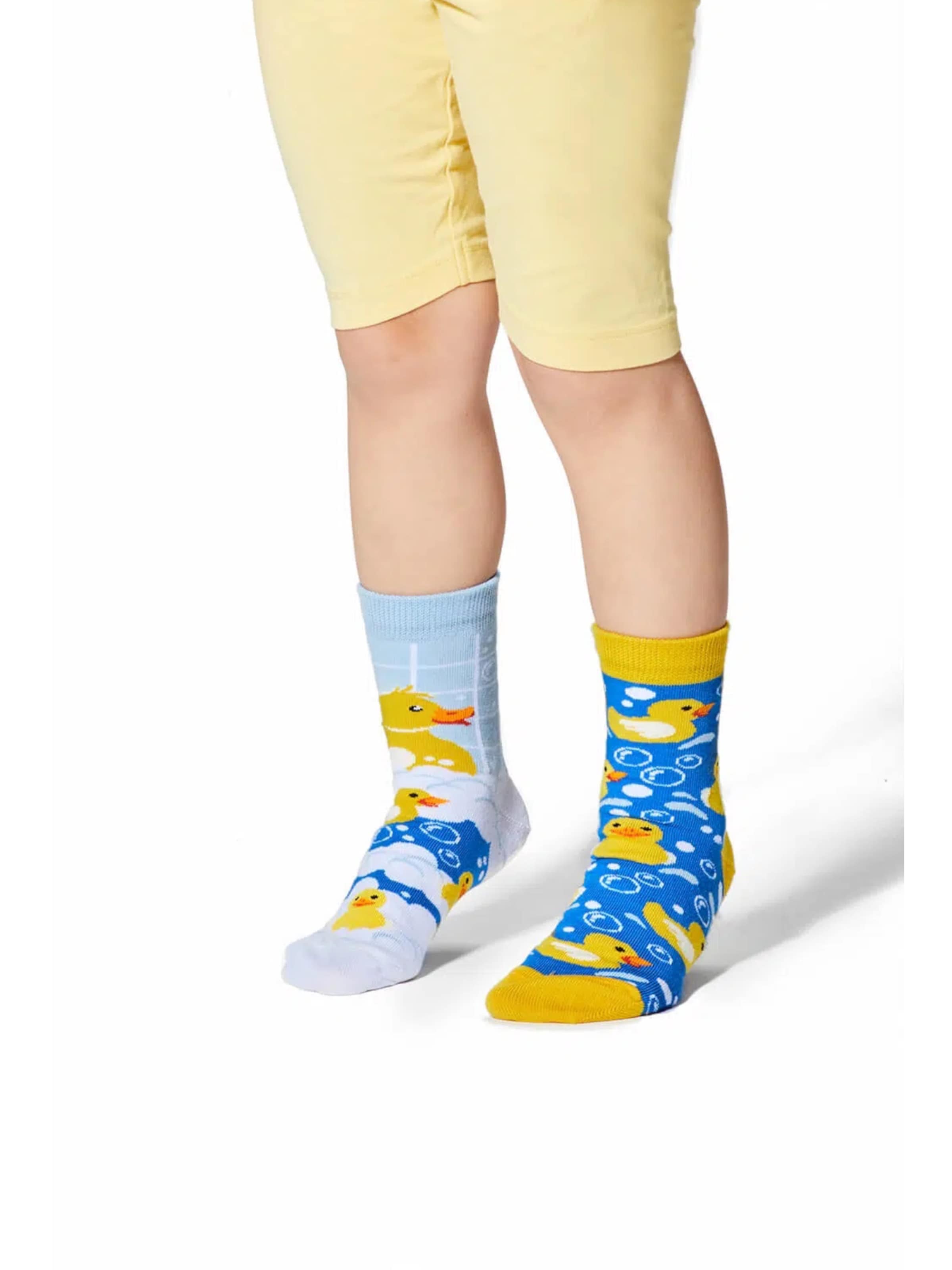 Many Mornings Socks 'Many Mornings  Ducks' in Blue