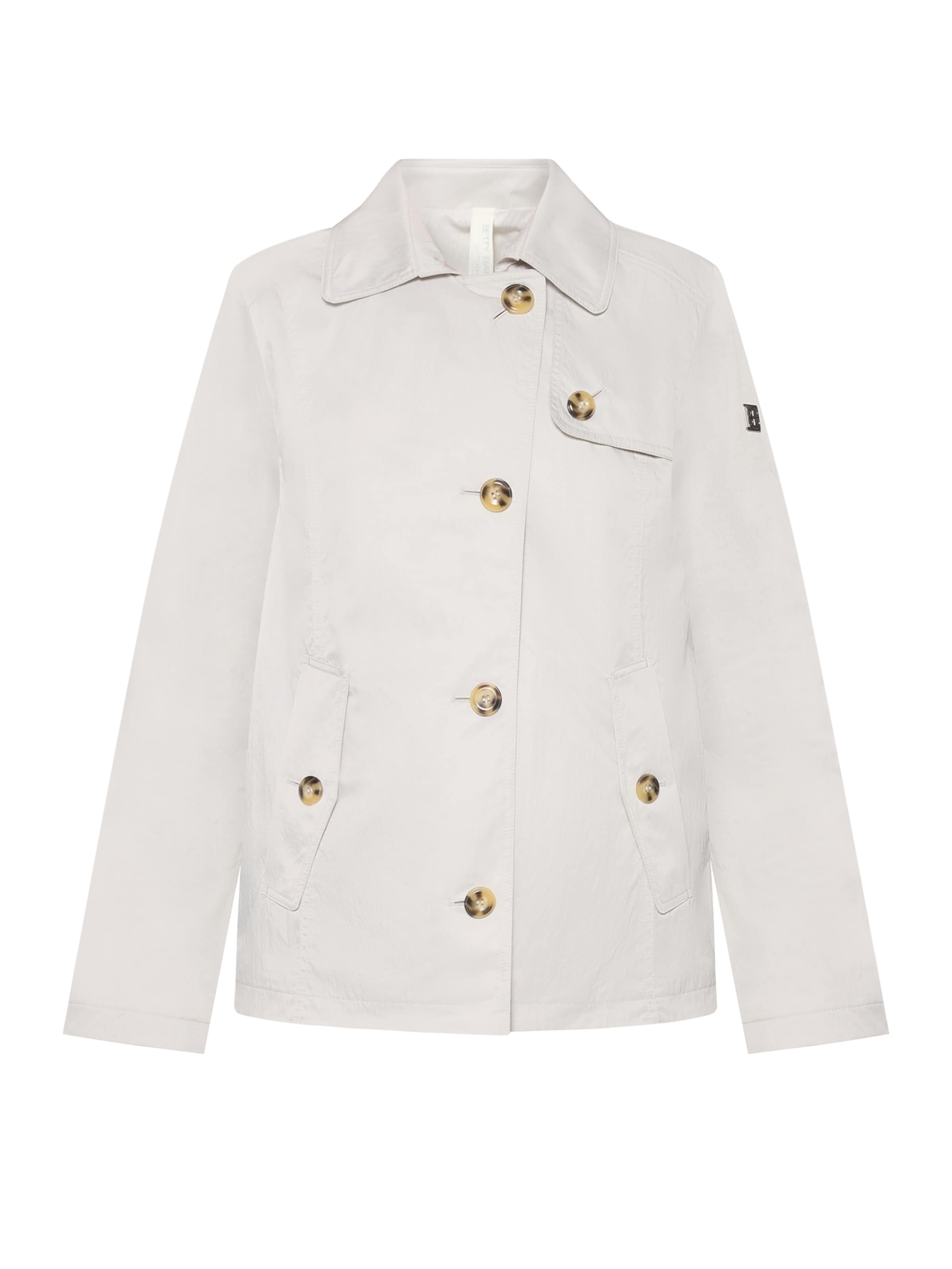 Betty Barclay Kurzmantel mit Kragen in Grau: Vorderseite