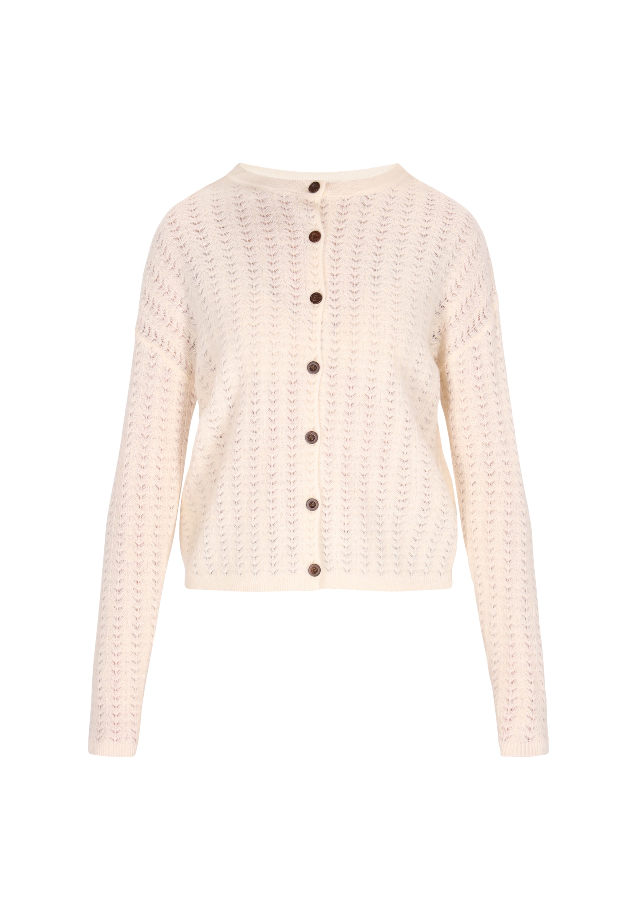 Usha - Casaco de malha em branco: frente