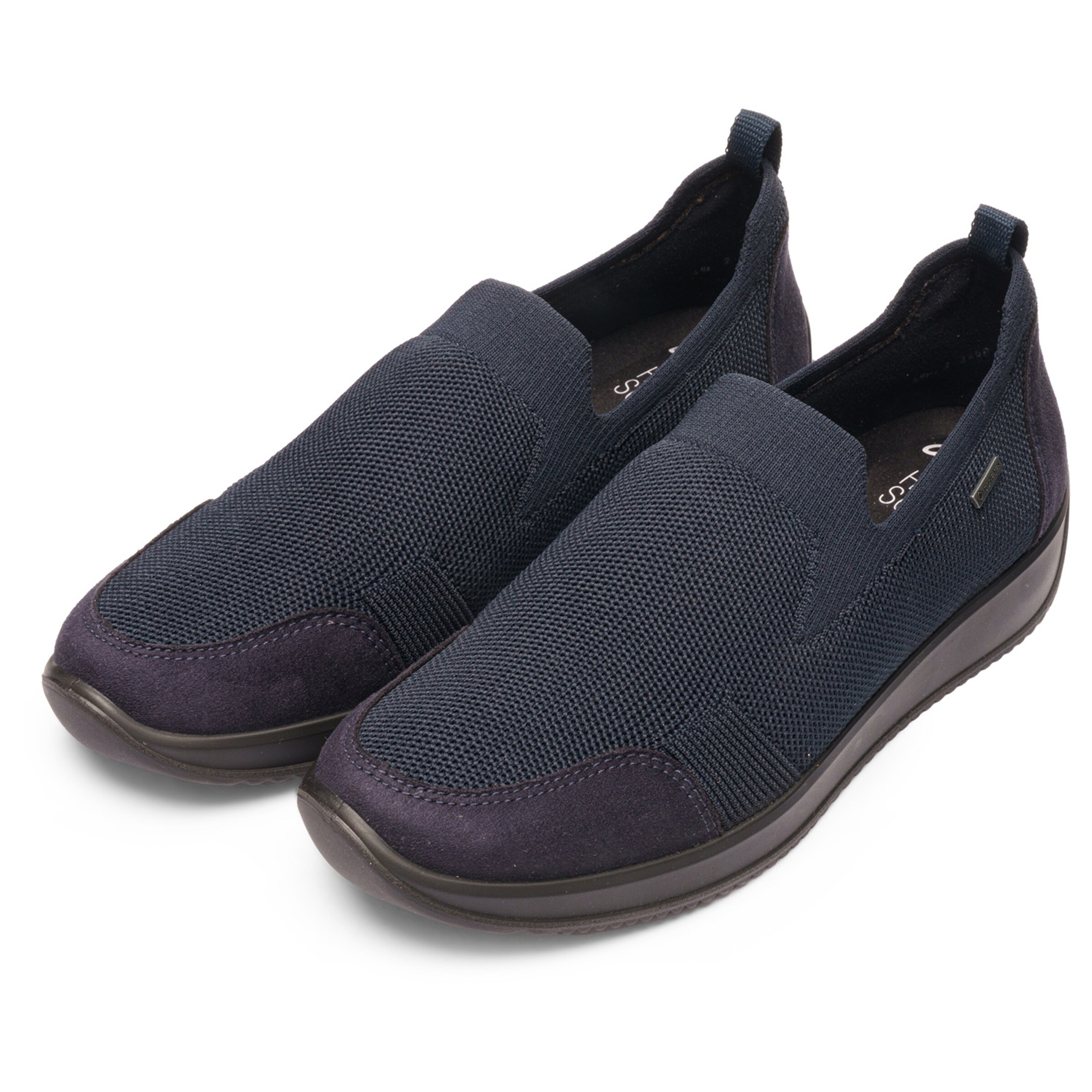 ARA Slip-Ons 'Fusion4' in Blue: front