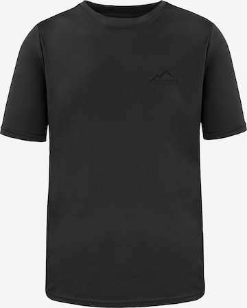 normani T-Shirt 'Agra' in Schwarz: Vorderseite