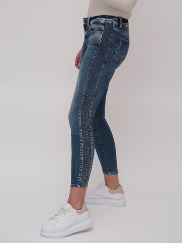 Miracle of Denim Skinny Jeans 'Sina' in Blue