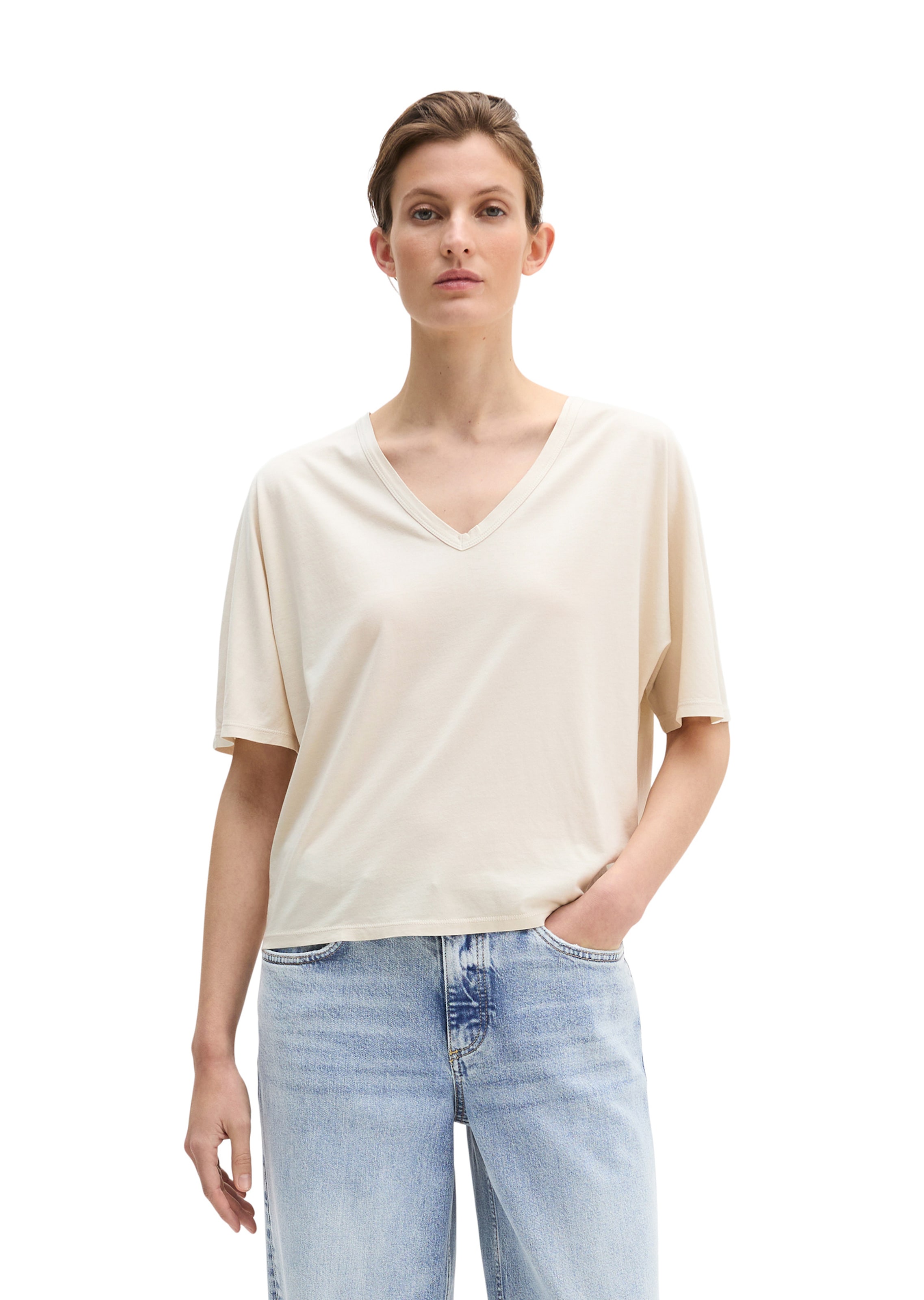 Marc O'Polo Shirt in Grijs: voorkant