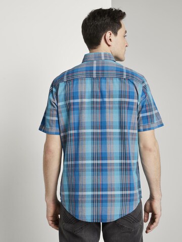 TOM TAILOR - Regular Fit Camisa em azul