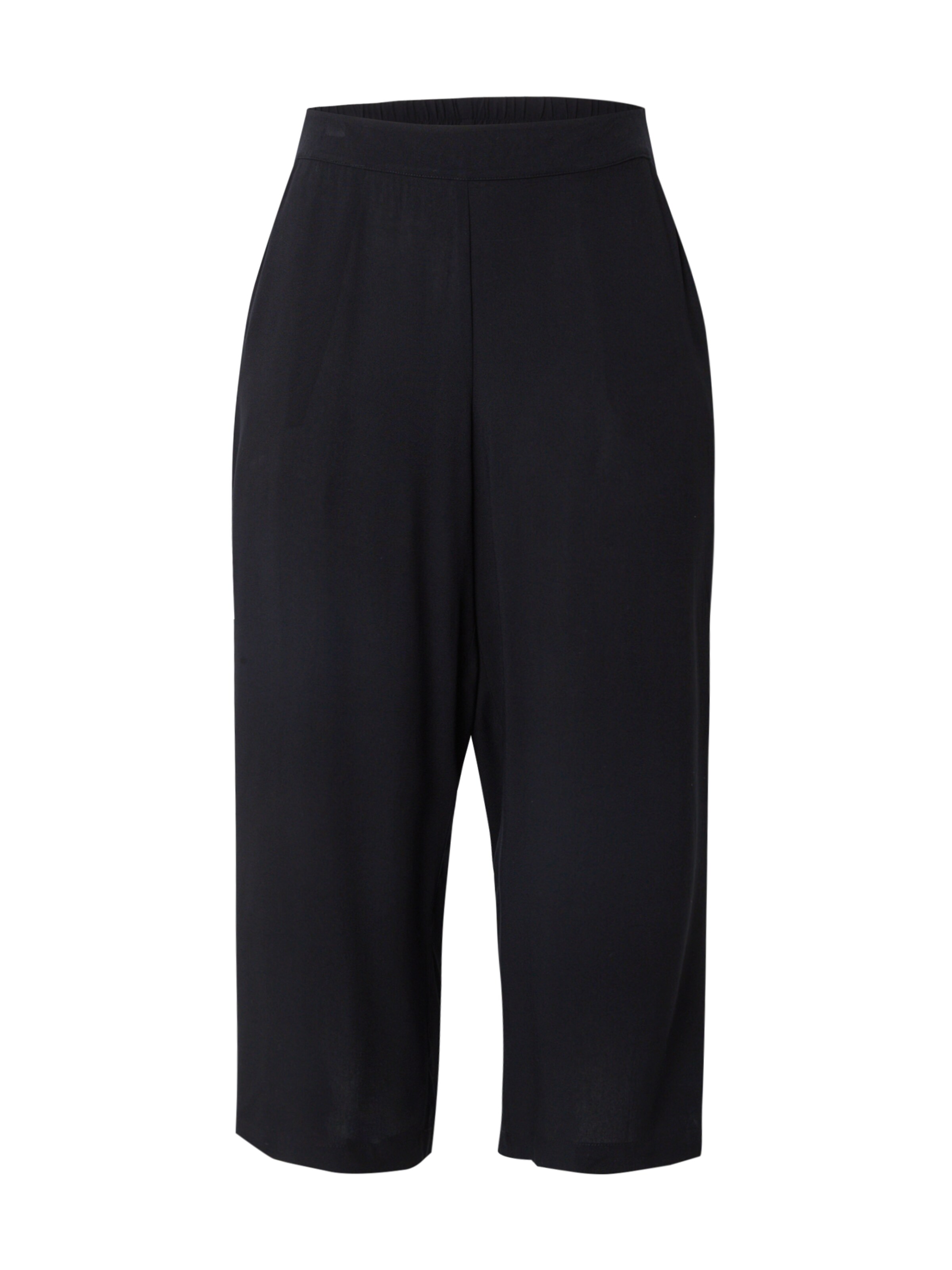 Vero Moda Curve Wide Leg Hose 'VMCEASY JOY' in Schwarz: Vorderseite