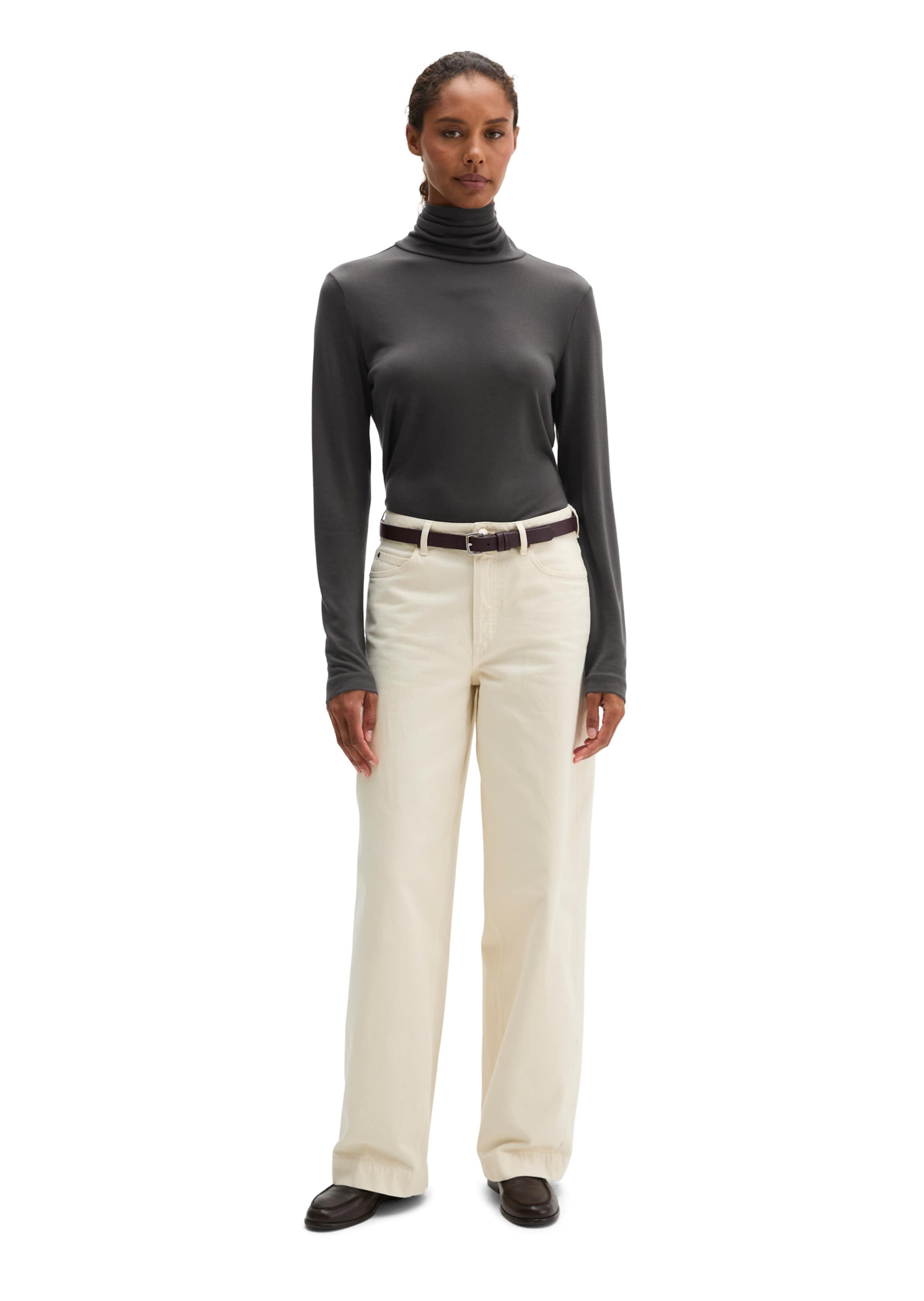 Marc O'Polo Shirt in Grey: front