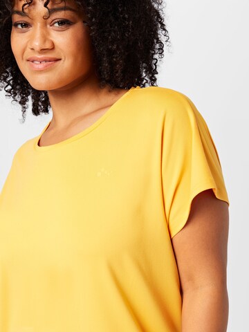 Only Play Curvy Functioneel shirt 'AUBREE' in Oranje