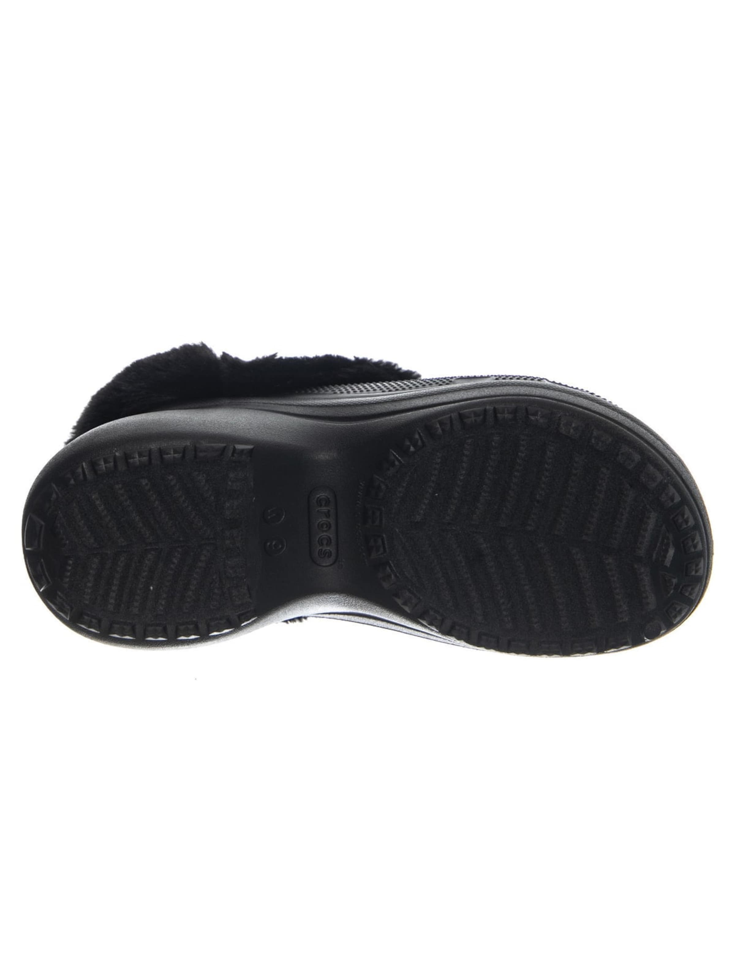Crocs Clogs 'BAE LINED CLOG W BLACK'‌‌‌‌ in Schwarz