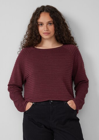 QS Sweater in Red: front