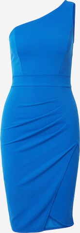 WAL G. - Vestido de tubo 'HAYDEN' en azul: frente