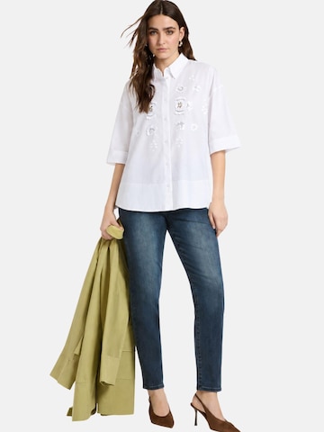Elena Mirò Blouse 'CAMICIA' in Wit: voorkant
