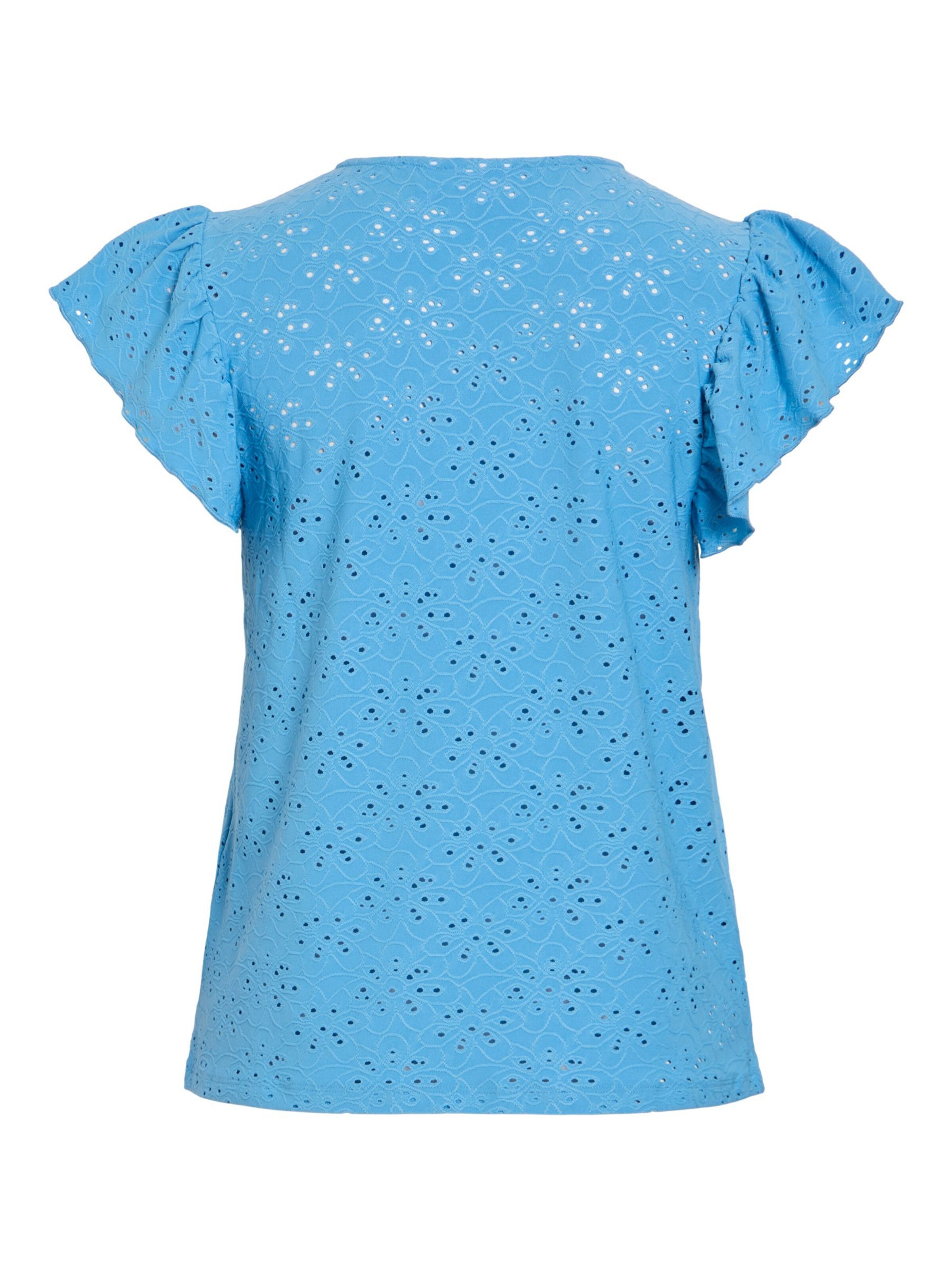 VILA Blouse 'VIKawa' in Blauw