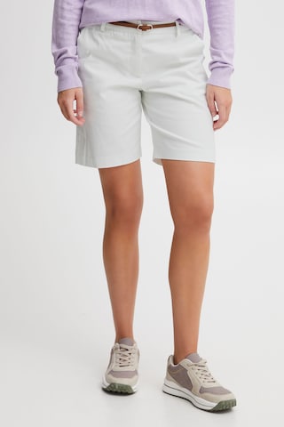 Oxmo Regular Pants 'Daney' in White: front