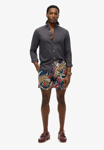Superdry Zwemshorts in Blauw