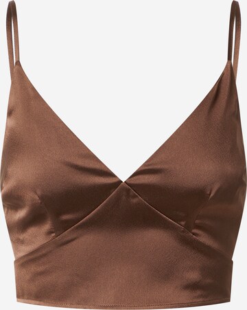 Abercrombie & Fitch Top in Brown: front