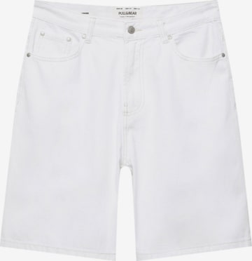 Jean Pull&Bear en blanc : devant