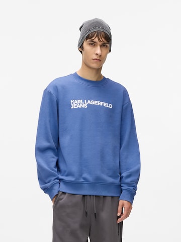 KARL LAGERFELD JEANS Sweatshirt in Blau: Vorderseite