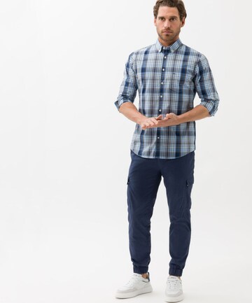 BRAX Regular fit Button Up Shirt 'Daniel' in Blue: front
