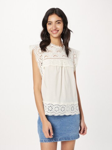 OUI - Blusa en blanco: frente