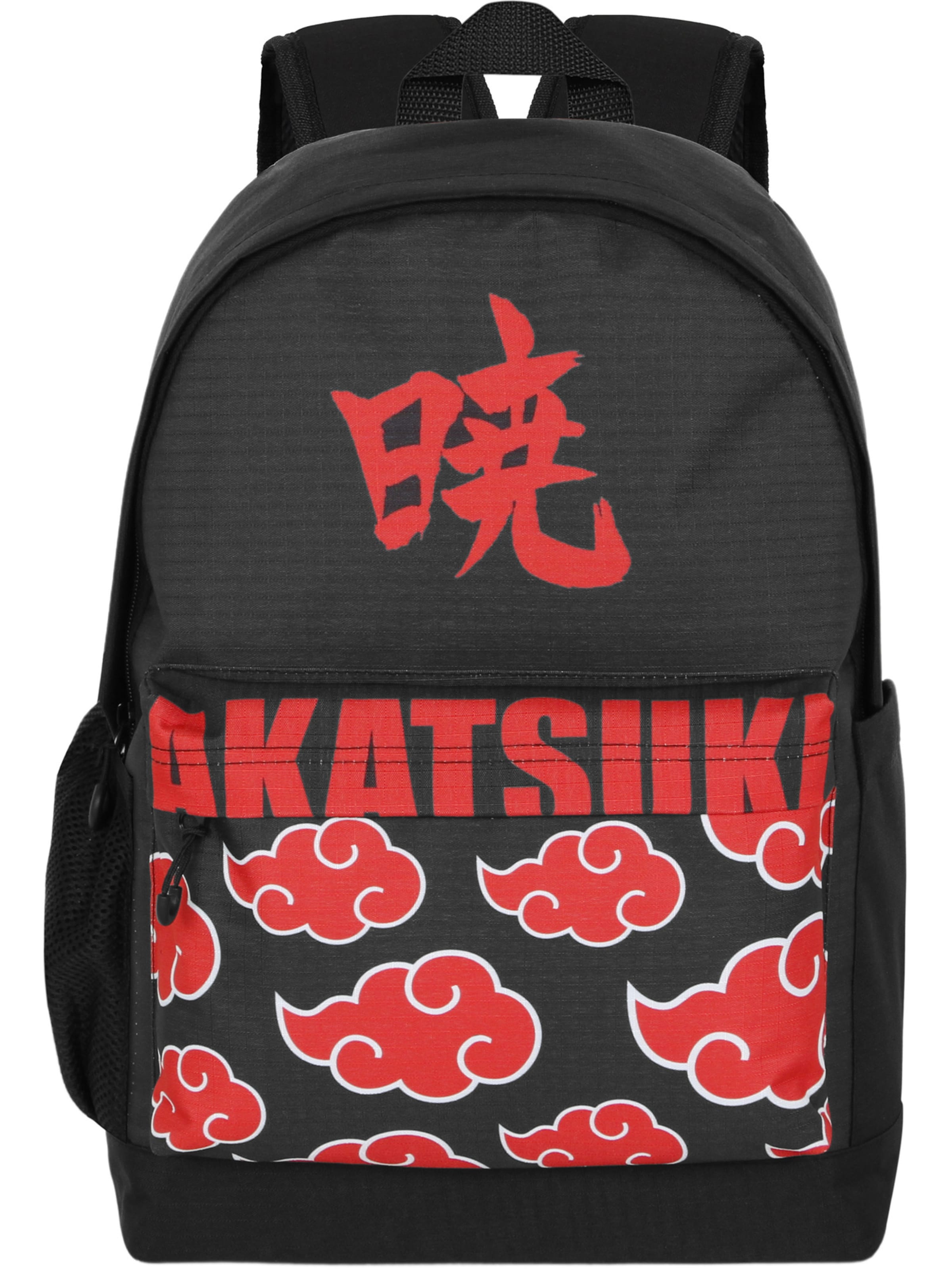 Naruto Backpack 'Kanji-Plus HS' in Black: front