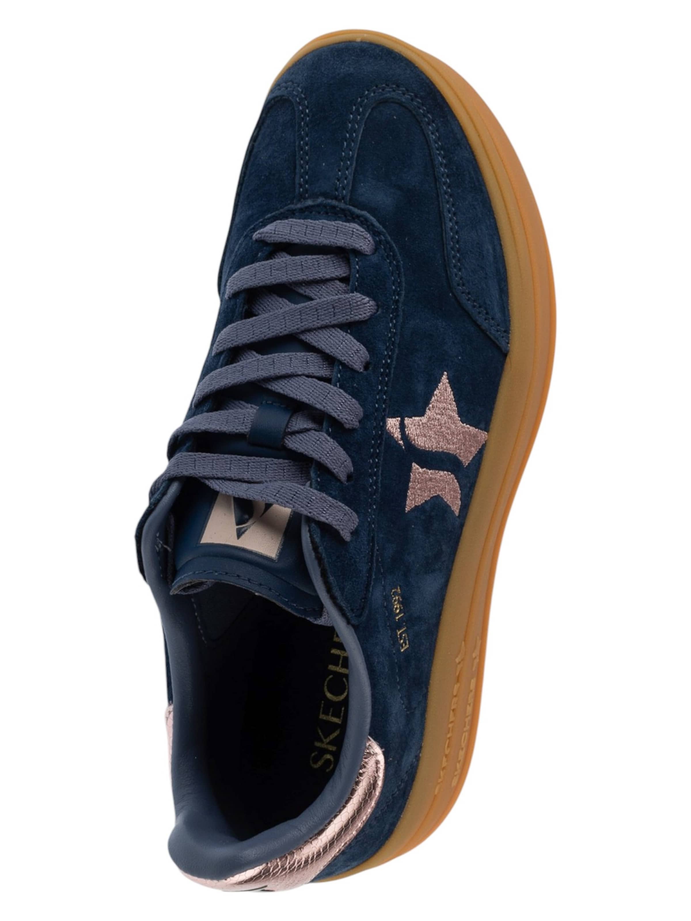 SKECHERS Platform trainers 'Skechers Academy Hi-Elevated Essence' in Blue