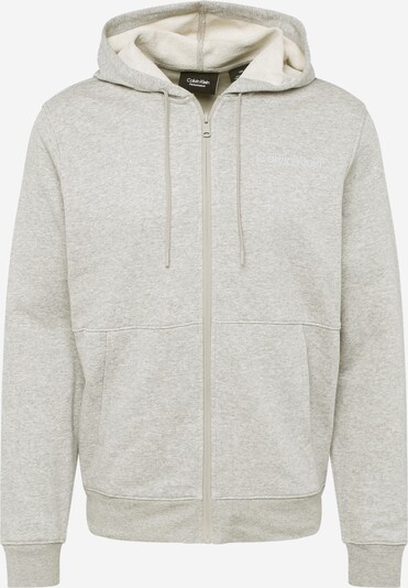 Calvin Klein Performance Sports sweat jacket in mottled grey, Item view