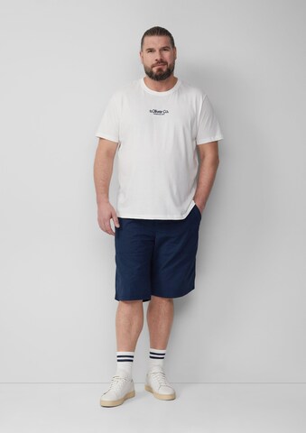 s.Oliver Men Big Sizes Shirt in White