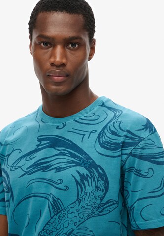 Maglietta di Superdry in blu: frontale