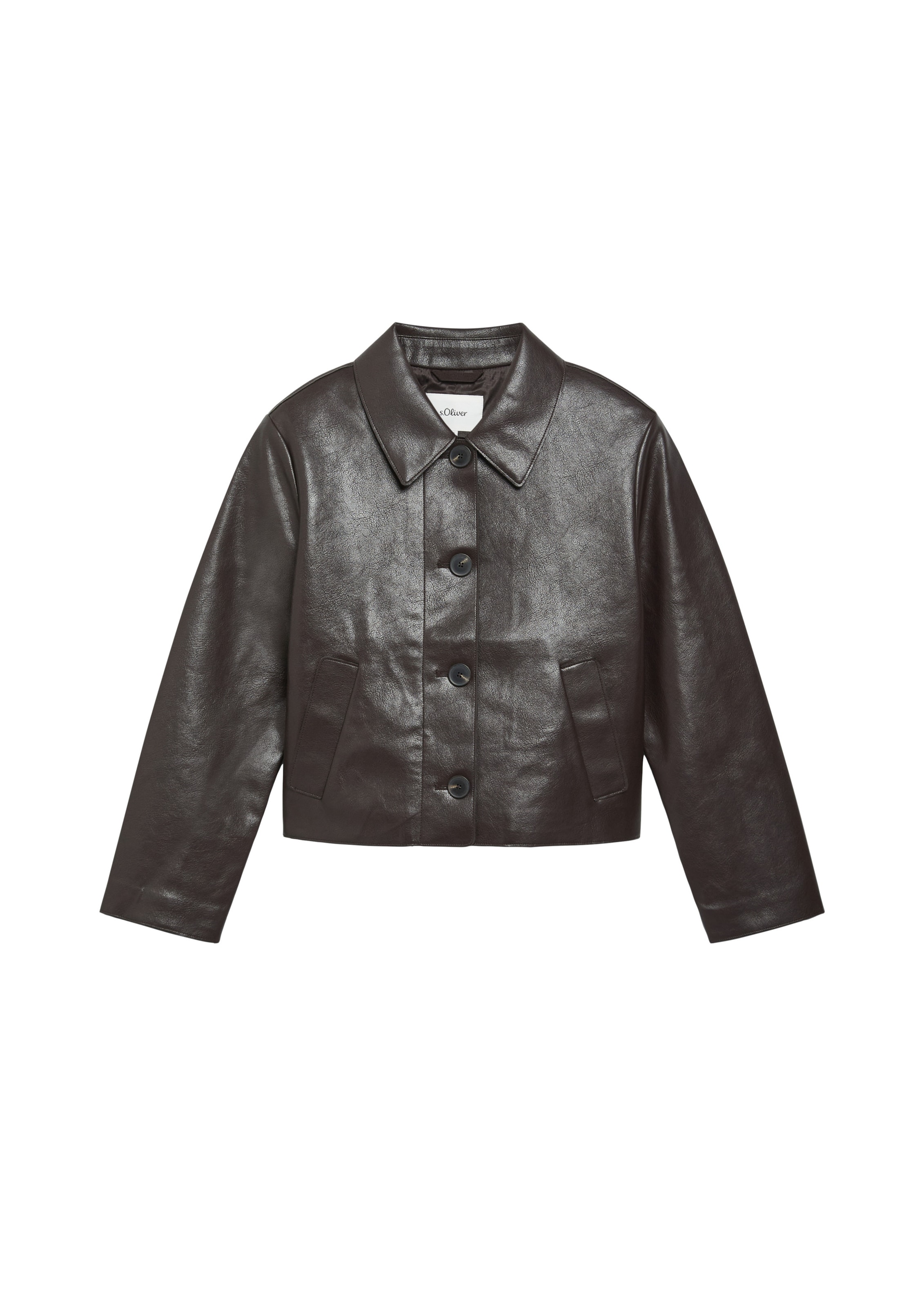 Veste mi-saison s.Oliver en marron : devant