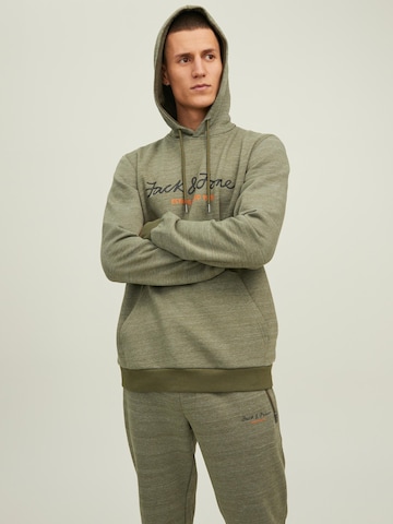 JACK & JONES Sweatshirt 'Berg' in Grün: predná strana