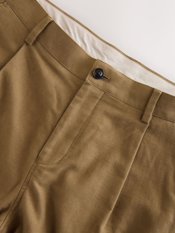 NextLoosefit Hlače s naborima - smeđa boja