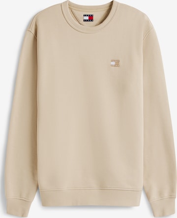 Tommy Jeans Sweatshirt in Beige: voorkant