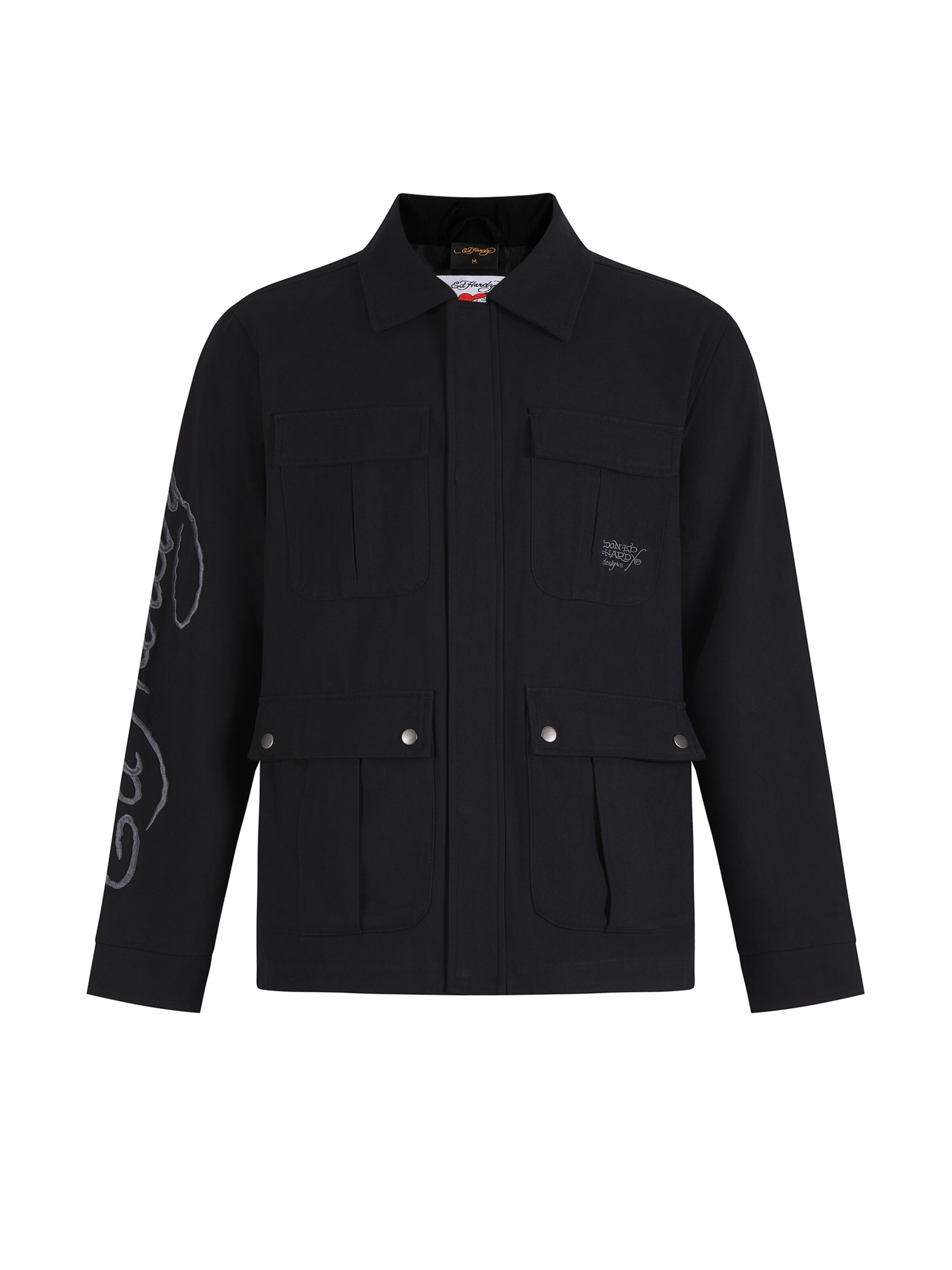 Ed Hardy Janker-takki värissä musta: etupuoli