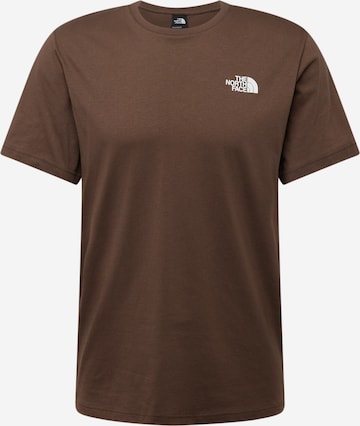 THE NORTH FACE Shirt 'REDBOX' in Bruin: voorkant