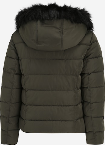 Vero Moda Petite Winter Jacket 'LIV' in Green