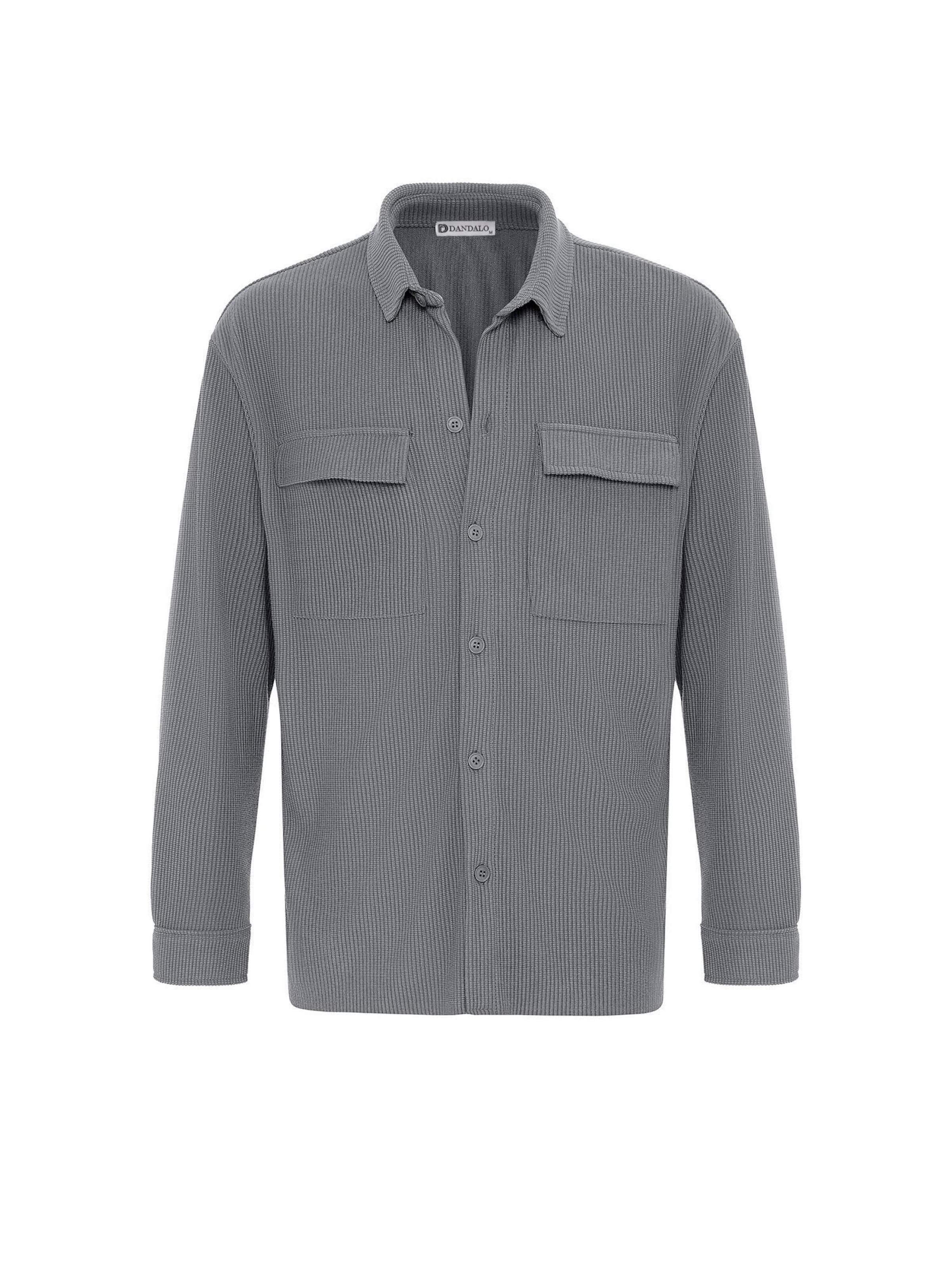 Chemise Dandalo en gris : devant