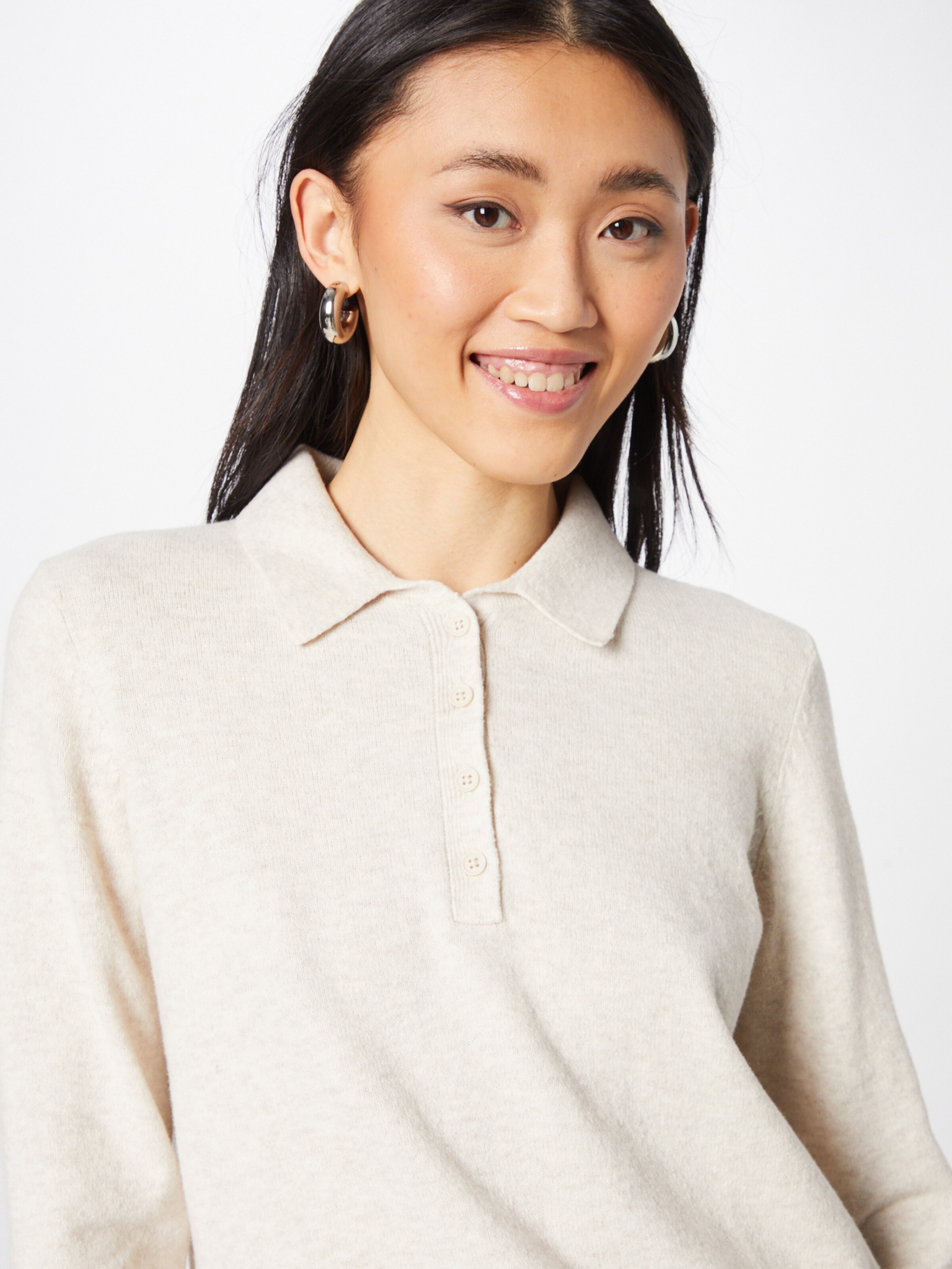 Frauen Pullover & Strick GAP Pullover in Beigemeliert - IX50285 Frauen Pullover & Strick GAP Pullover in Beigemeliert - IX50285
