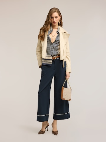 Wide Leg Pantalon MOTIVI en bleu