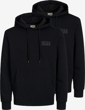JACK & JONES Sweatshirt 'Corp' in Black: front