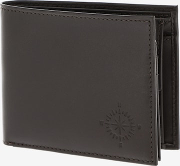 Porte-monnaies OXMOX en marron : devant