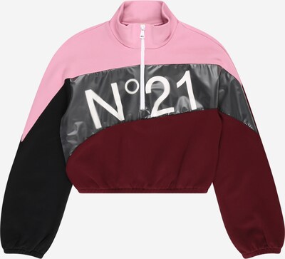 N°21 Sweater majica u roza / burgund / crna / bijela, Pregled proizvoda