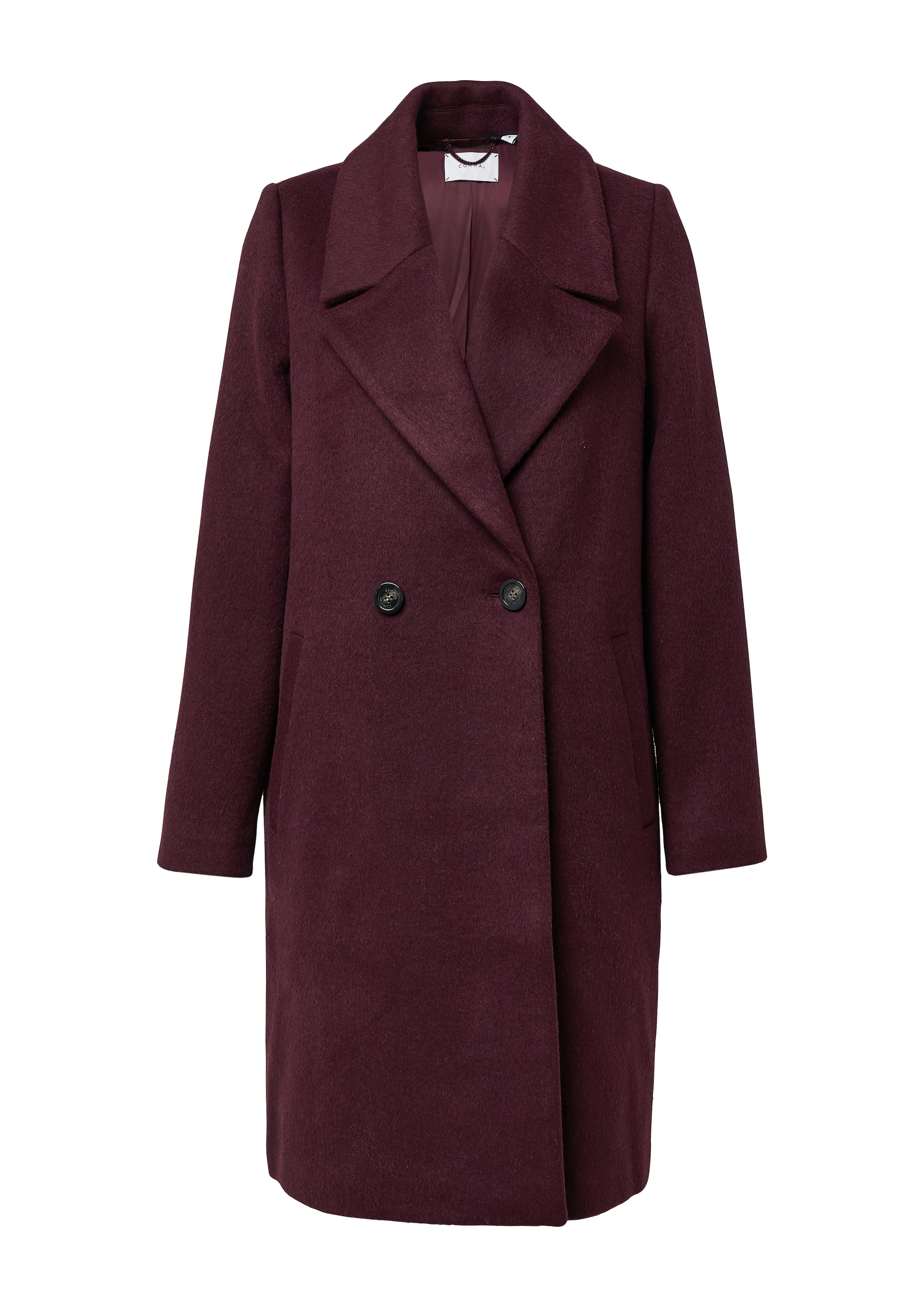 Cappotto di mezza stagione di COMMA in rosso: frontale