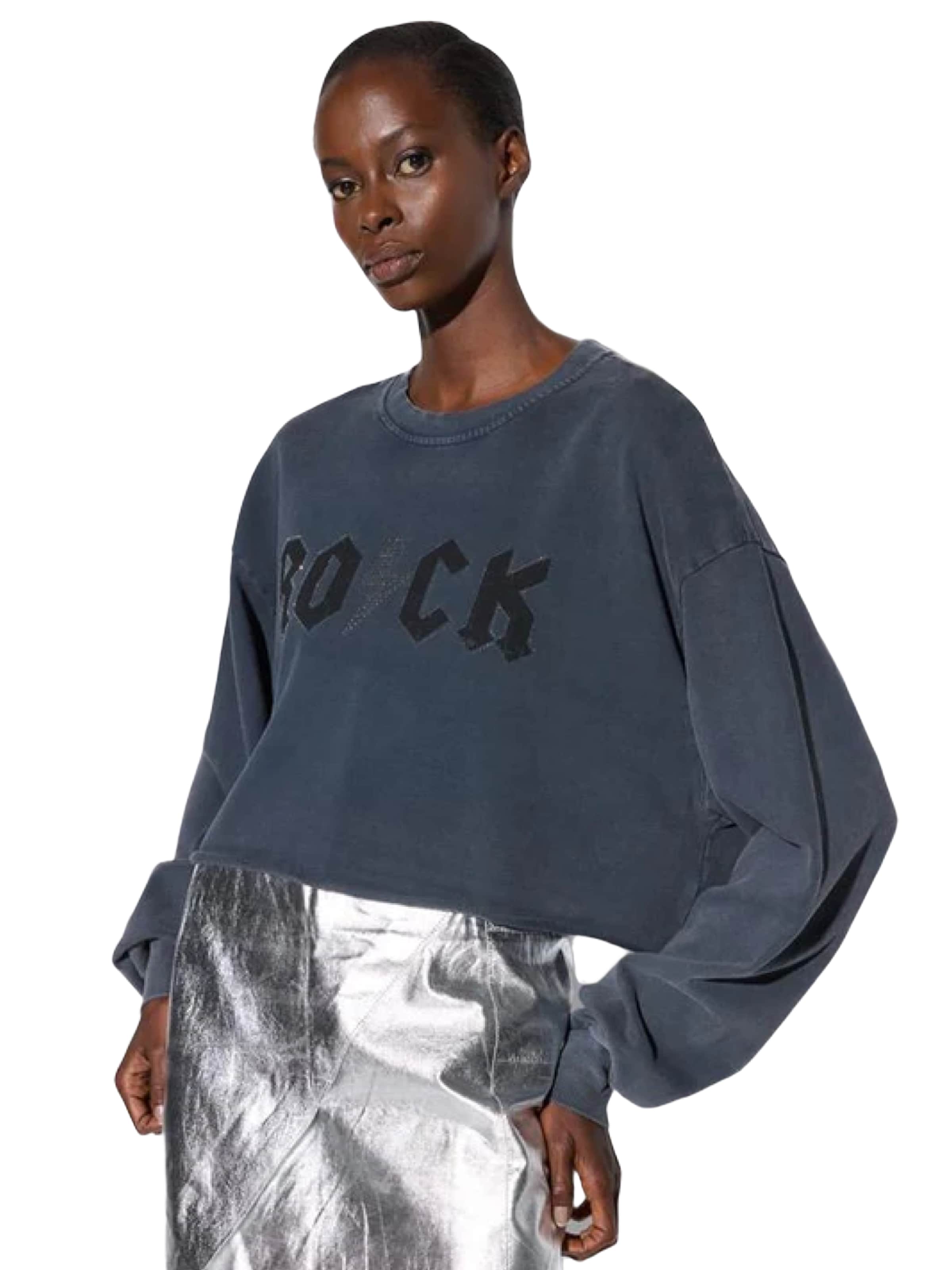 No Matter What Sweatshirt in Grijs: voorkant