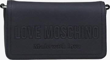 Borsa a spalla 'PU GRS JC4046PP1' di Love Moschino in nero: frontale