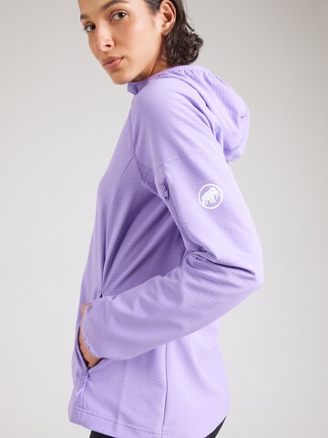 MAMMUT Athletic fleece jacket 'Madris' in Purple