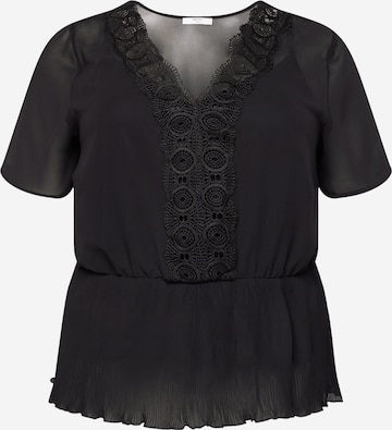 ABOUT YOU Curvy Shirt 'Ester' in Black: front