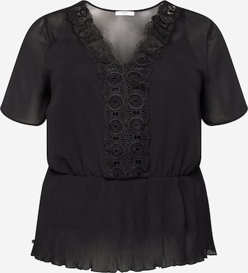 ABOUT YOU Curvy - Camisa 'Ester' em preto: frente