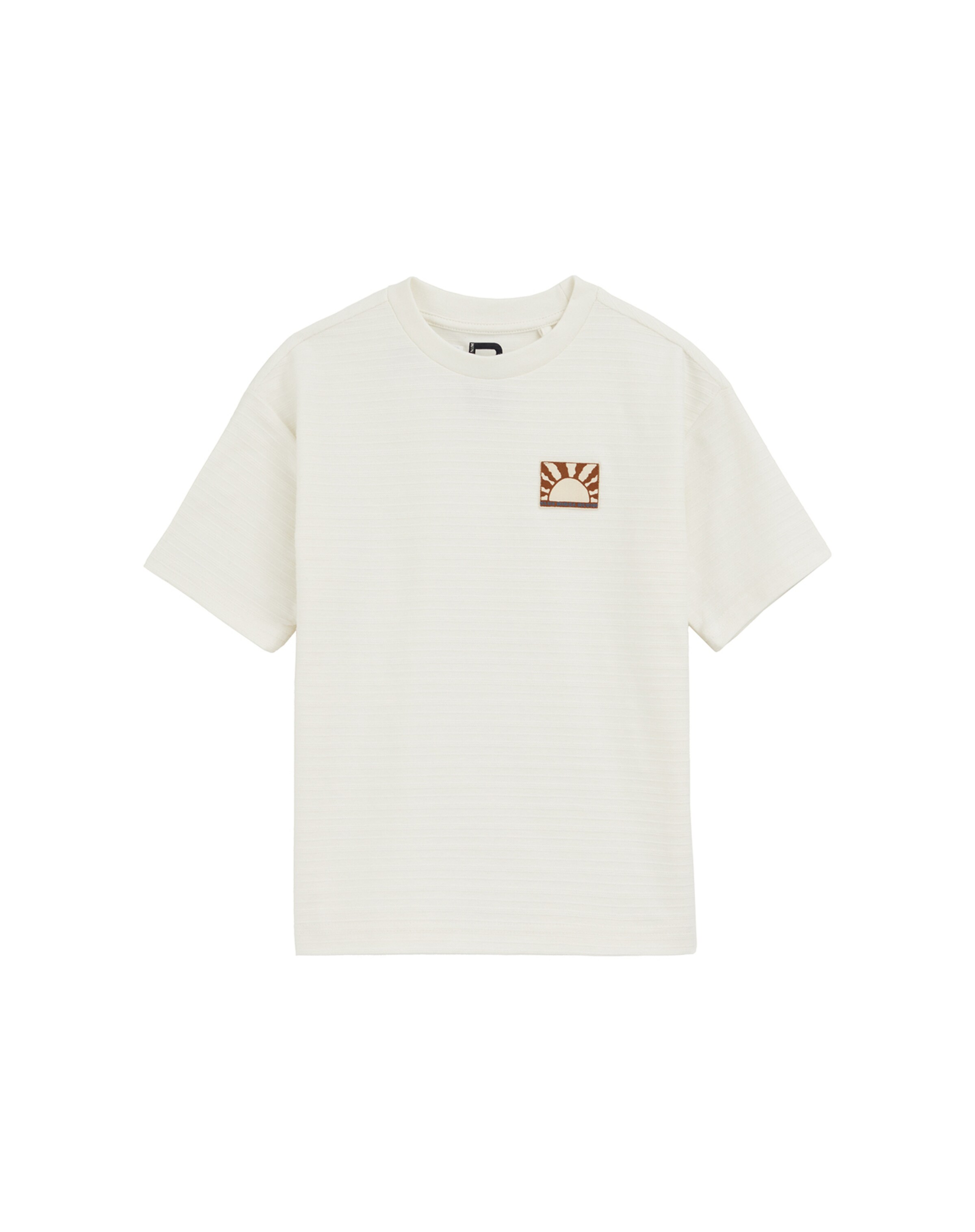 T-Shirt WE Fashion en blanc : devant