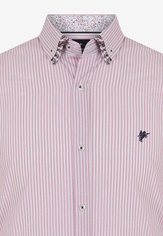 Regular fit Camicia 'Trevor' di DENIM CULTURE in rosa